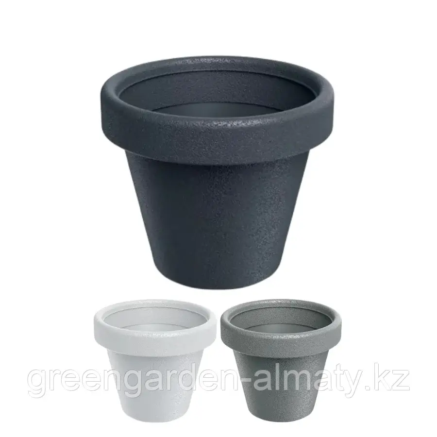 Горшок Origina DBO400 | Prosperplast Антрацит Код: DBO400-S433