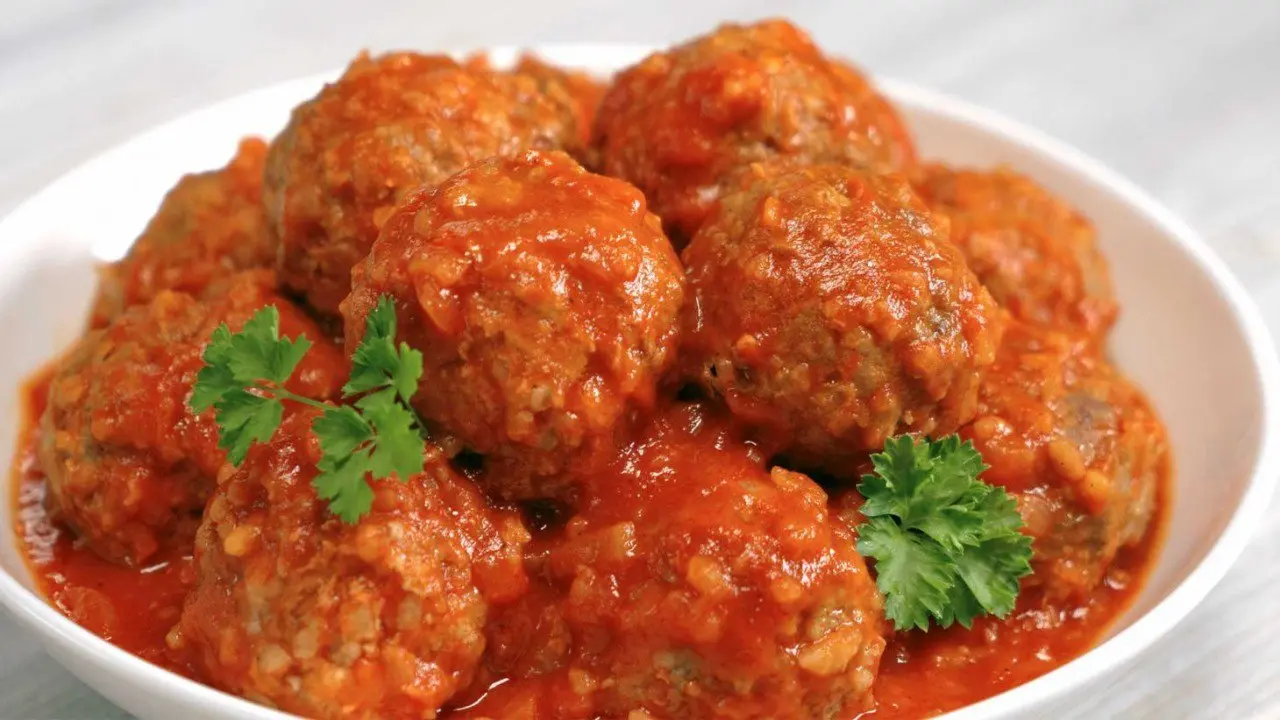 Тефтели из говядины с рисом (Халяль), 1 кг