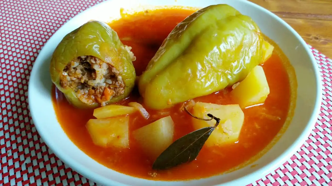 Голубцы и перец, фаршированные говядиной и рисом (Халяль), 1 кг