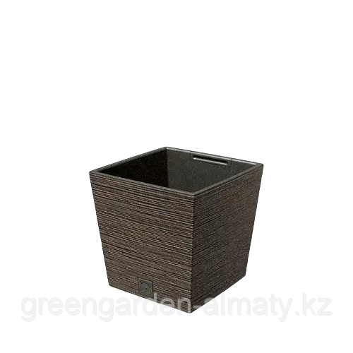 Горшок с внутренней вставкой FURU Square Low DFS300 | Prosperplast Скандинавско-синий Код: DFS300-5415C