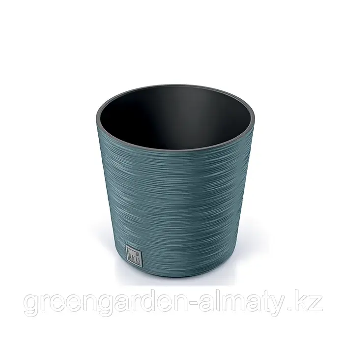 Горшок с внутренней вставкой FURU Round Low DFR300 | Prosperplast Скандинавско-синий Код: DFR300-5615C