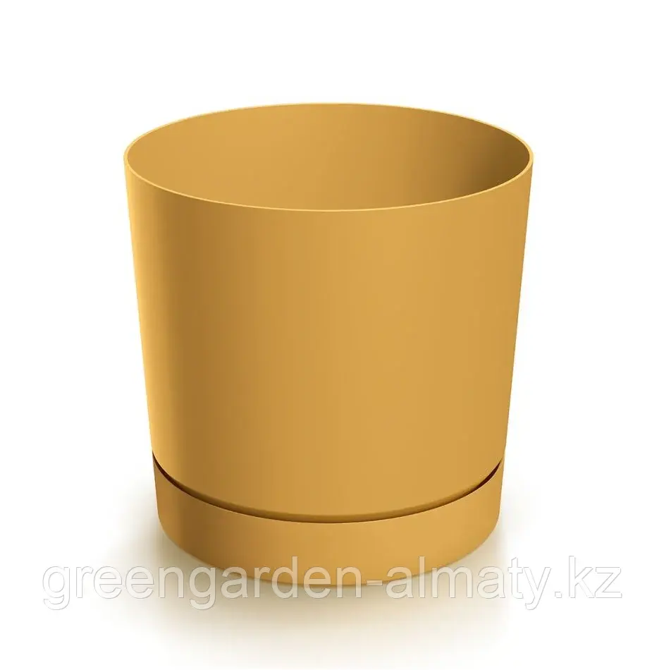 Горшок с поддоном Tubo P DPOP200 | Prosperplast Марсала Код: DPOP200-marsala