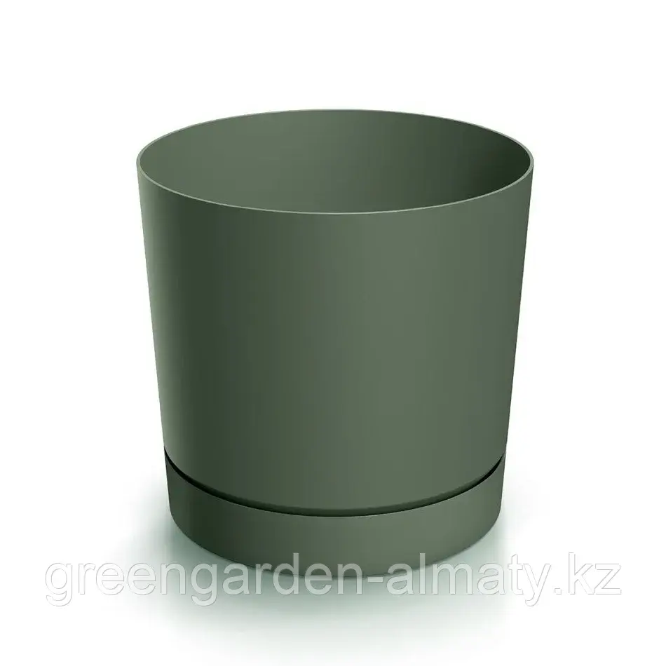 Горшок с поддоном Tubo P DPOP200 | Prosperplast Зеленая сосна Код: DPOP200-5615C