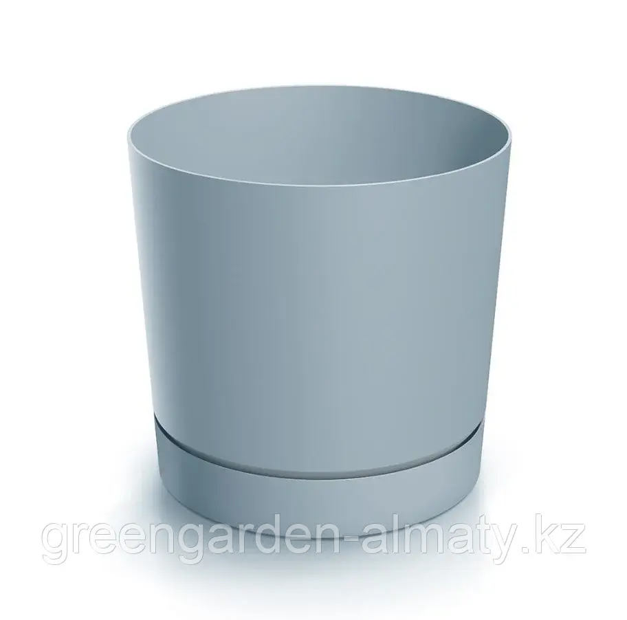 Горшок с поддоном Tubo P Beton Effect DPOP180E | Prosperplast Терракота Код: DPOP180E-R624