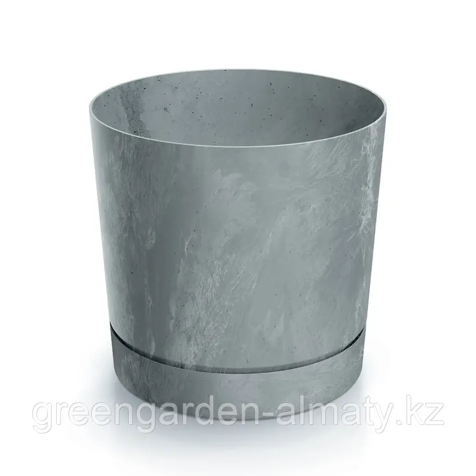 Горшок с поддоном Tubo P Beton Effect DPOP130E | Prosperplast Бетон Код: DPOP130E-422U