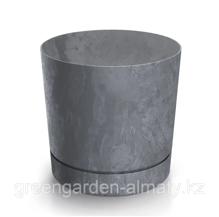 Горшок с поддоном Tubo P Beton Effect DPOP130E | Prosperplast Бетон Код: DPOP130E-422U