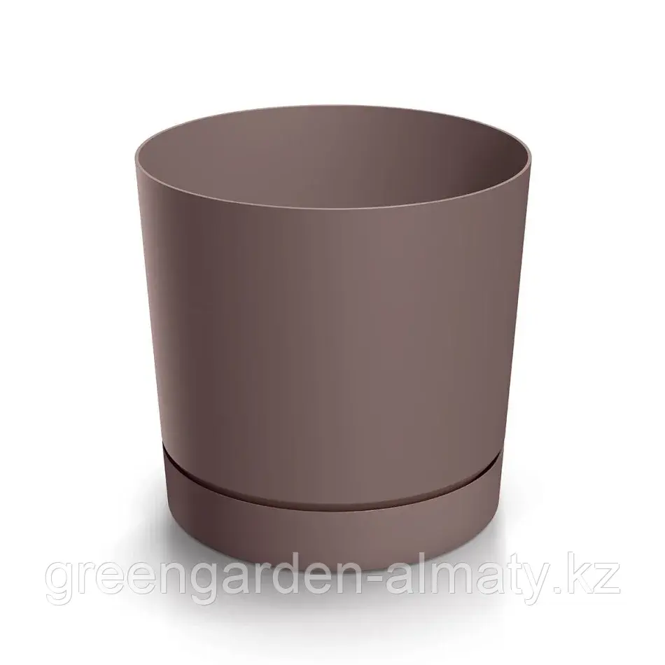 Горшок с поддоном Tubo P DPOP350 | Prosperplast Марсала Код: DPOP350-marsala