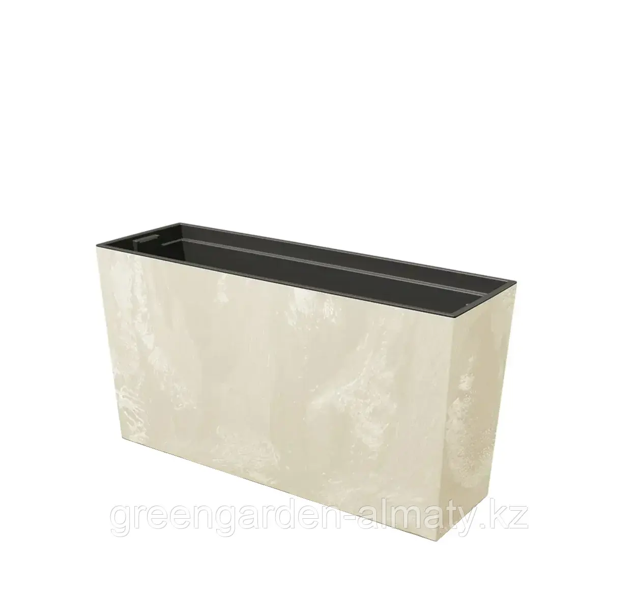 Горшок с внутренней вставкой Urbi CASE MIDDLE Beton Effect M DUC800ME | Prosperplast Крем Код: DUC800ME-CY700