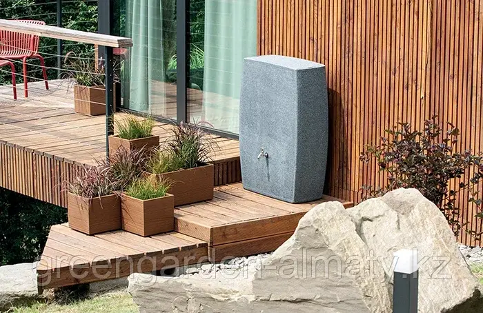 Горшок на колесиках Madera Square ECO Wood DMA300W | Prosperplast(Польша) Код: DMA300W-4625W