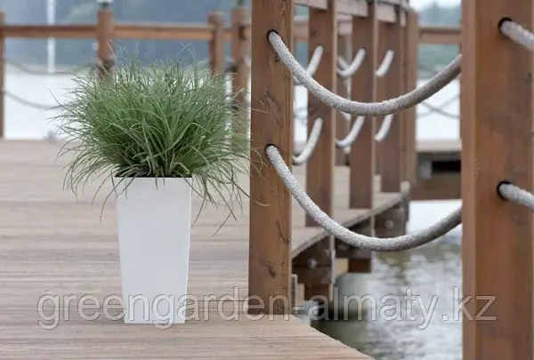 Горшок с внутренней вставкой Urbi Square | Prosperplast Код: DURS240-S449