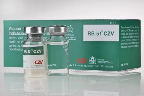 Вакцина РБ-51, фл. 25 доз - против бруцеллеза крупного рогатого скота (Испания)