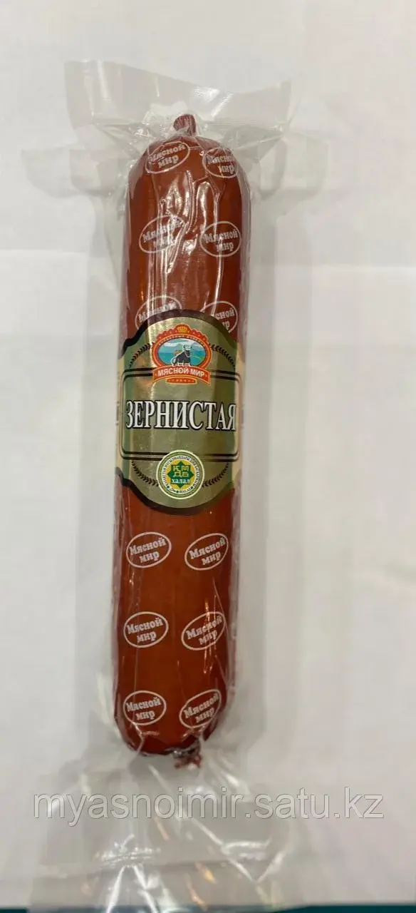 Колбаса "Мясной мир" Зернистая