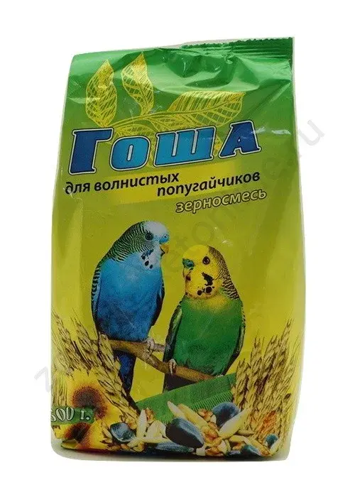 Корм для волнистых попугаев ГОША 500гр