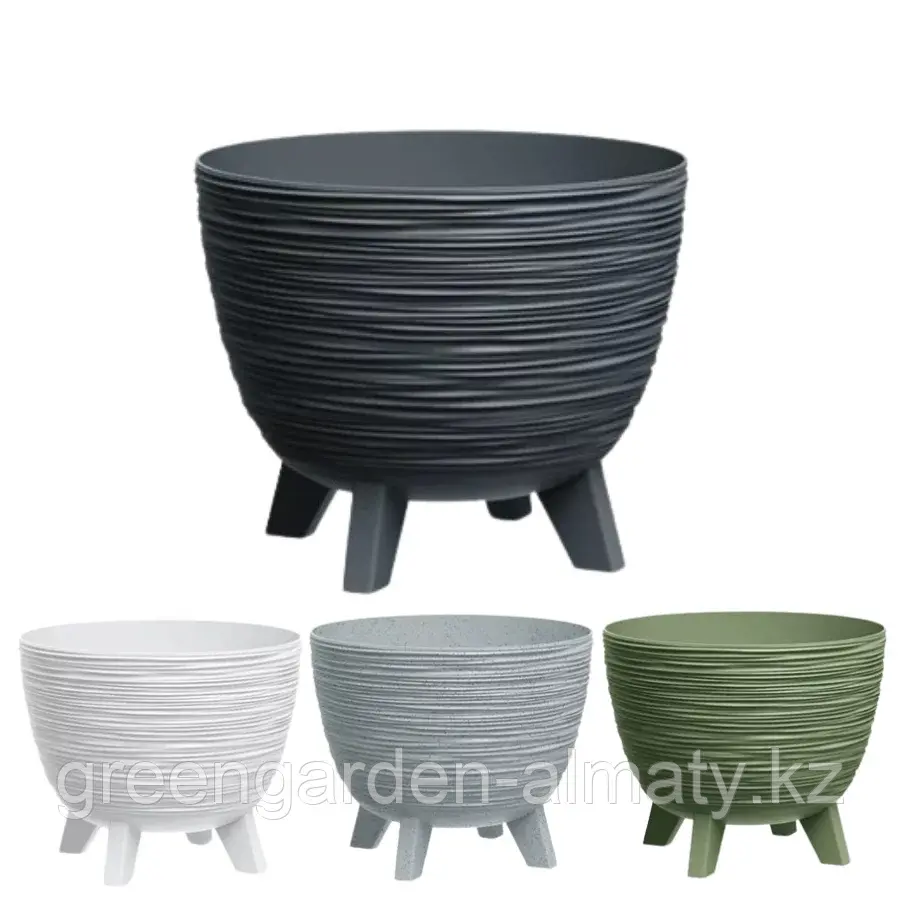 Горшок на деревянных ножках FURU DFUR300 | Prosperplast Код: DFUR300-S433