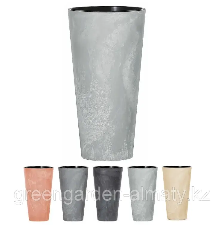 Горшок с внутренней вставкой Tubus Slim Effect DTUS150E | Prosperplast Код: DTUS150E-S433