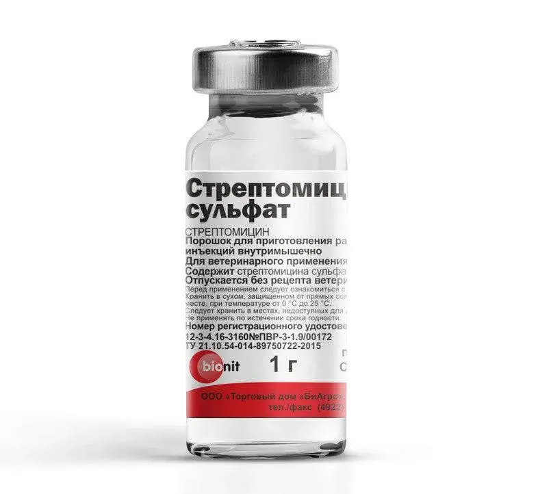 Стрептомицина сульфат фл. 1 гр. БиоФармГрант