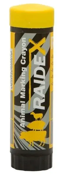 Маркеры для скота Raidex желтый цвет (Kerbl, Германия) Код: 20601