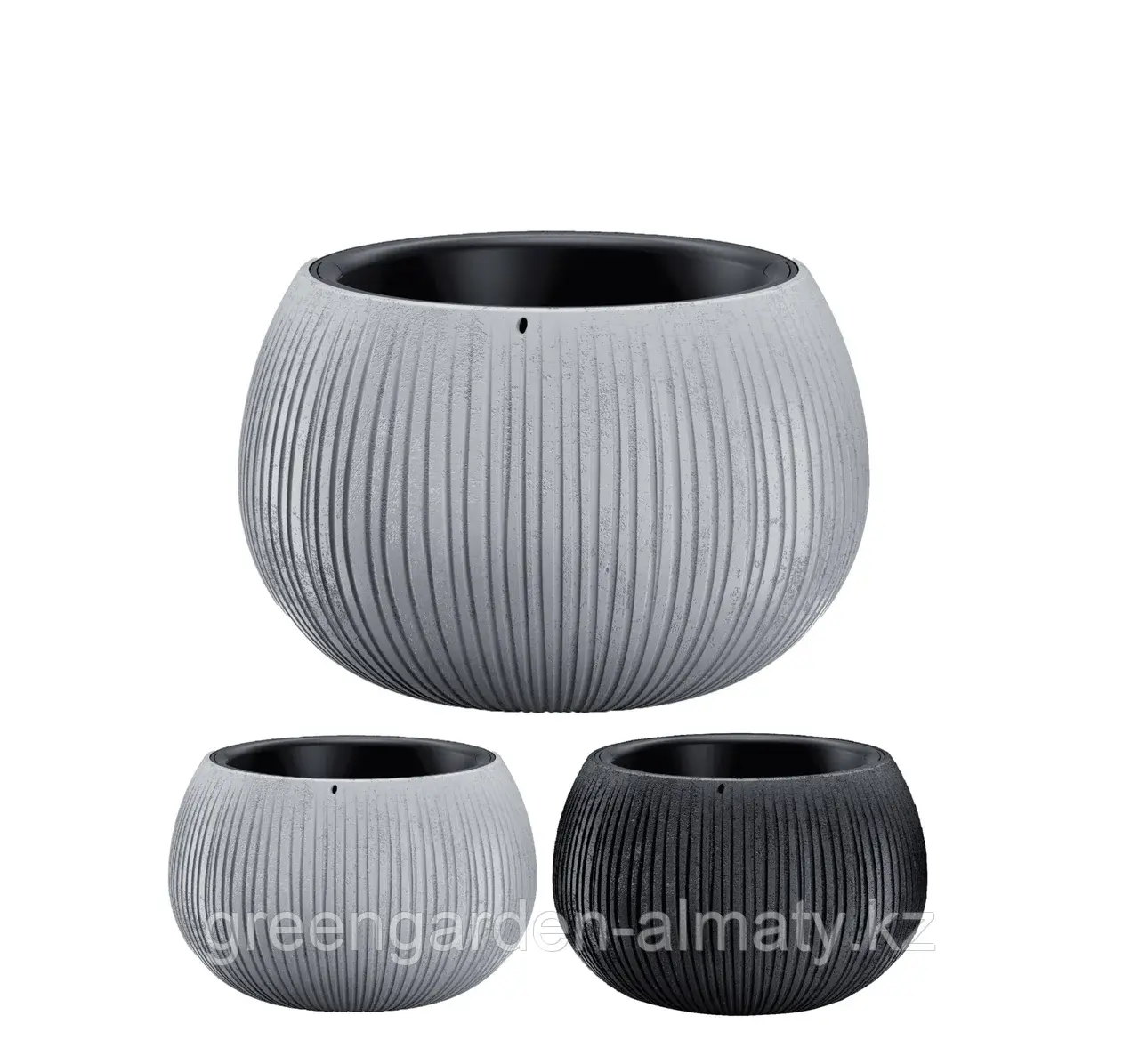 Горшок с внутренней вставкой Beton Bowl DKB150 | Prosperplast Код: DKB150-B411
