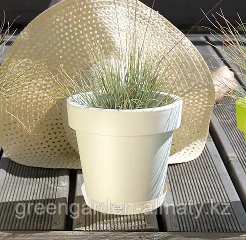 Горшок с внутренней вставкой Urbi Square Beton Effect DURS170E | Prosperplast Код: DURS 170E