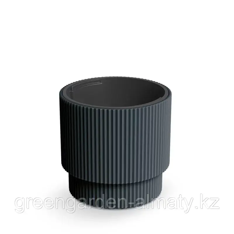 Горшок с внутренней вставкой MILLY DBMIN300 | Prosperplast Антрацит Код: DBMIN300-S443