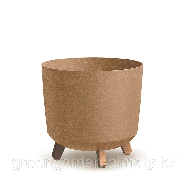 Горшок на деревянных ножках Gracia Tubus ECO Wood DGTL300LW | Prosperplast(Польша) Натуро Код: DGTL300LW-4665W