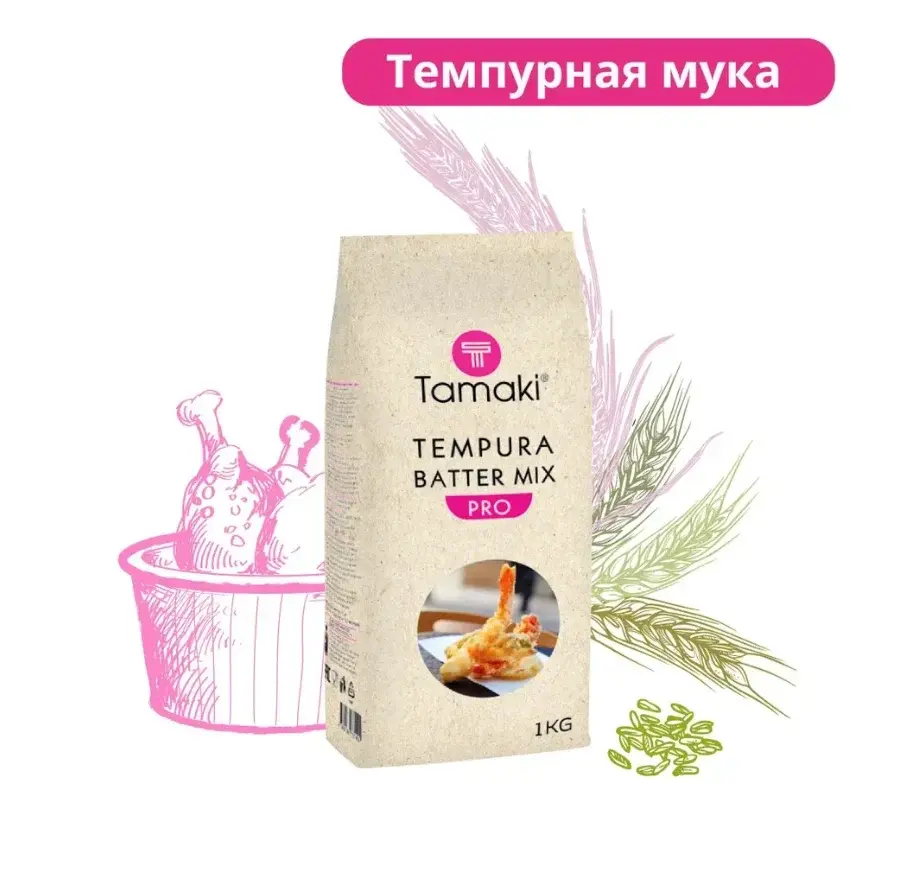 Смесь панировочная Темпура, Tamaki Pro, 18 кг.