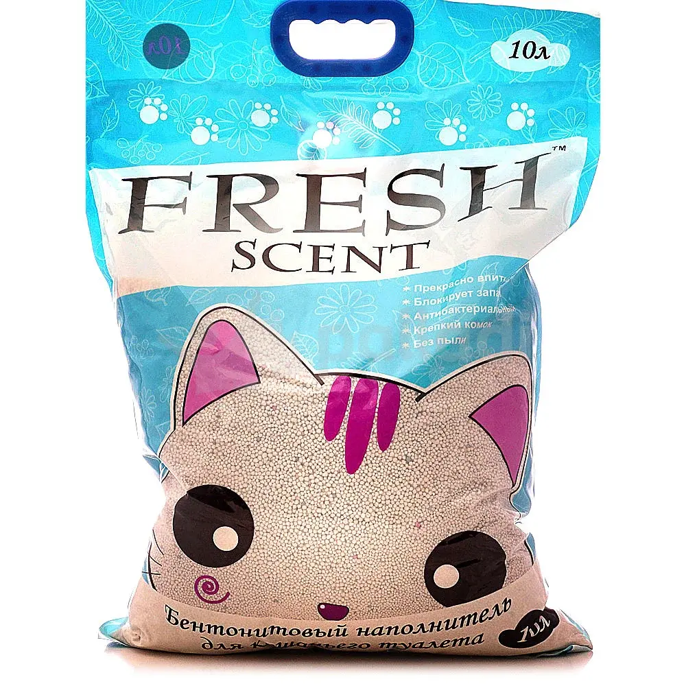 Fresh Scent Наполнитель комкующийся Нейтральный, 10 л