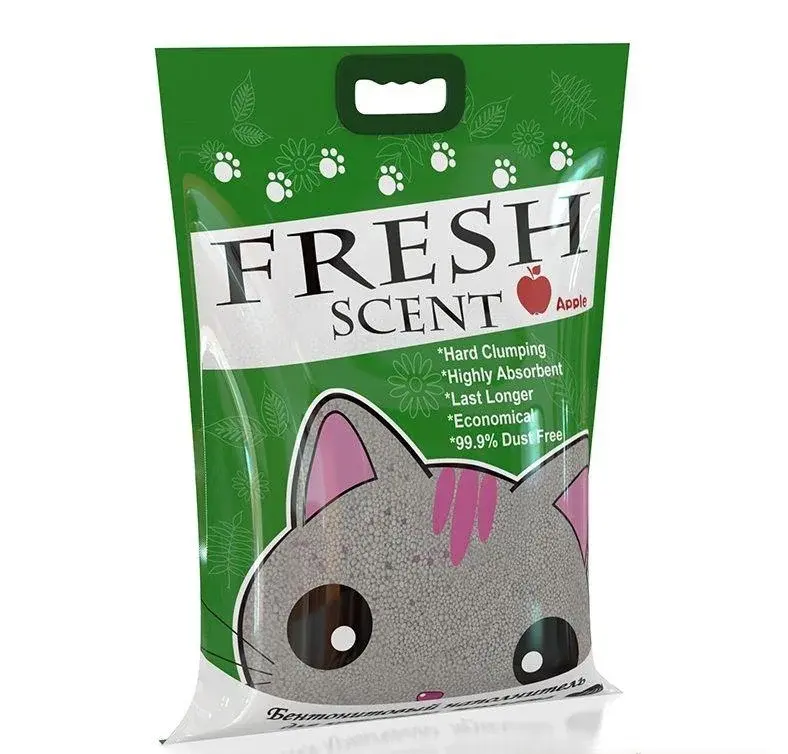 Fresh Scent Наполнитель комкующийся Яблоко, 10 л