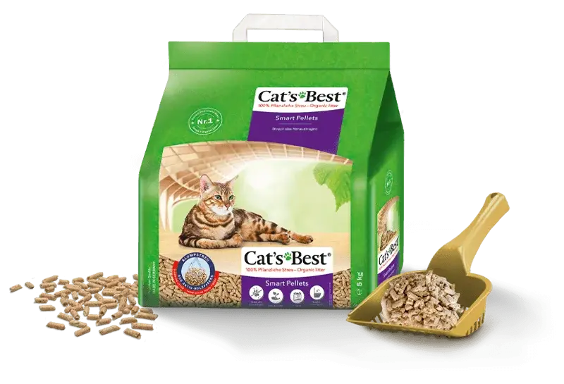 Cat's Best Smart Pellet Наполнитель Древесный комкующийся 10 л (5 кг)