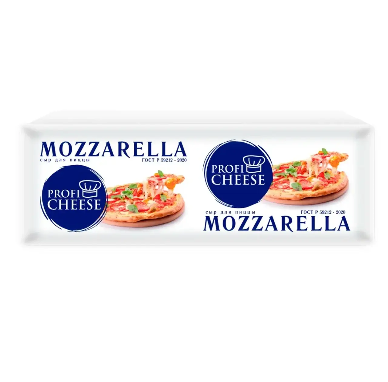 Моцарелла 42%, блок, Profi Cheese, 2 кг.