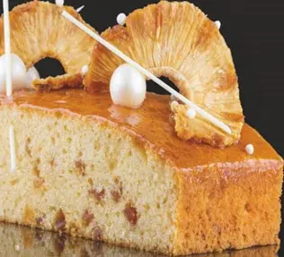 Смесь для пирога. Ананасовый пирог с кусочками ананаса. 15кг