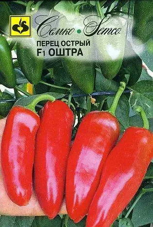 Семена перца острого Оштра F1 (Израиль)