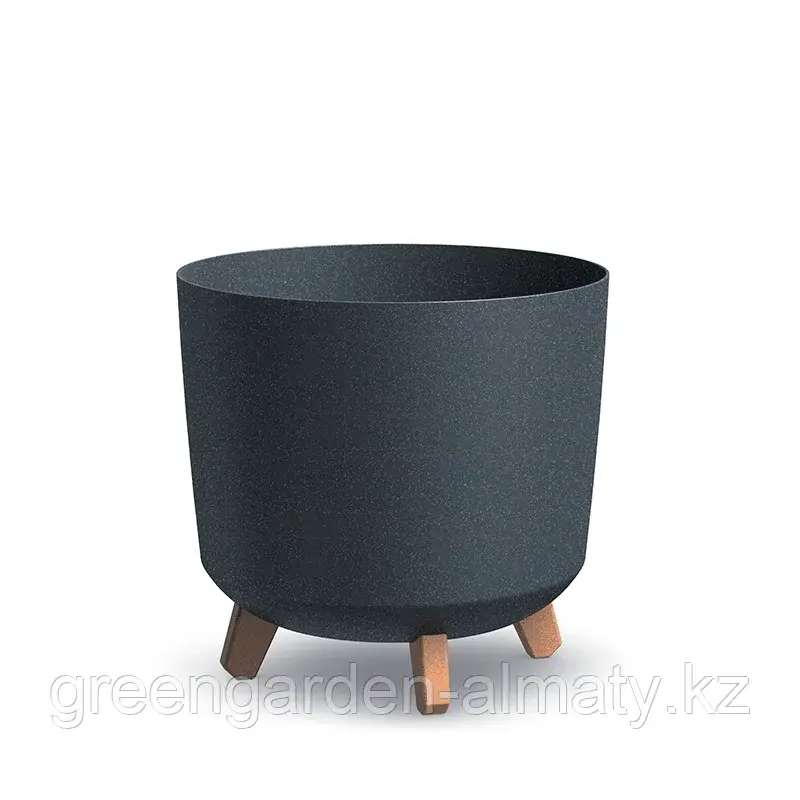 Горшок на деревянных ножках Gracia Tubus ECO Wood DGTL300LW | Prosperplast(Польша) Код: DGTL300LW-S433W