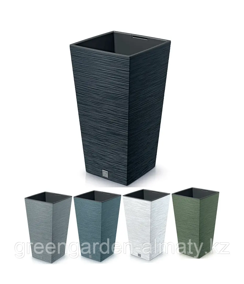 Горшок с внутренней вставкой FURU Square DFSH265 | Prosperplast Код: DFSH265-S449