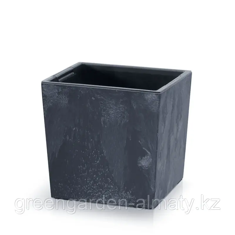 Горшок с внутренней вставкой Urbi Square Low Beton Effect DURS300LE | Prosperplast Код: DURS300LE-S433
