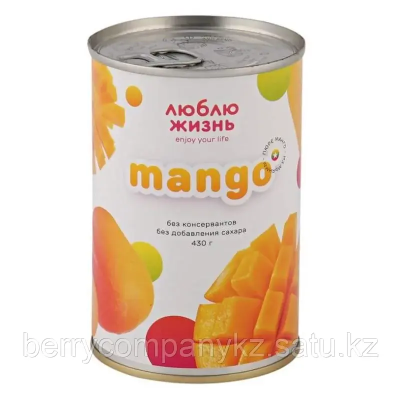 Манго из Мьянмы пюре Люблю Жизнь 430 г