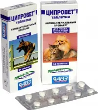 Ципровет таблетки