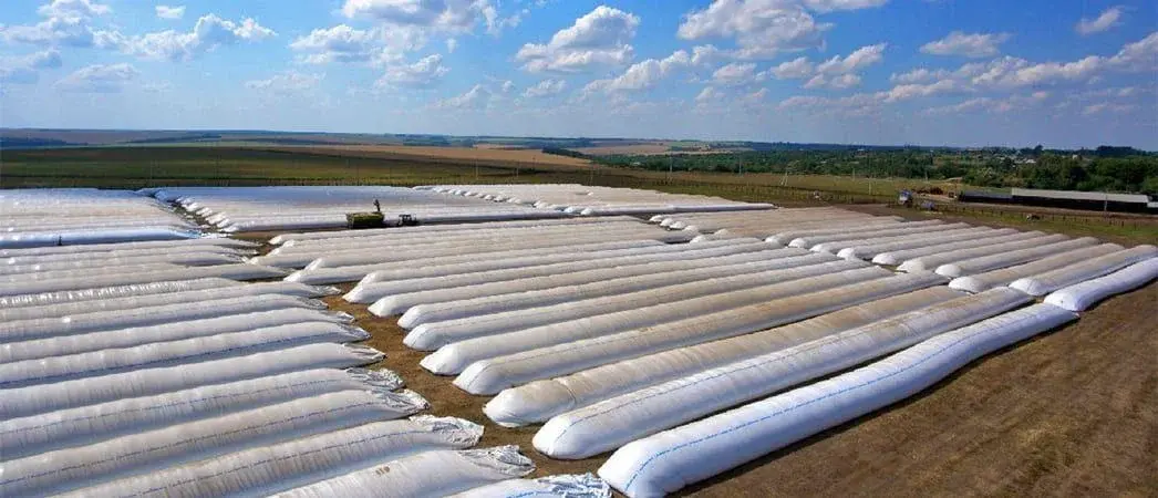 Полимерные рукава для хранения зерна и кормов
