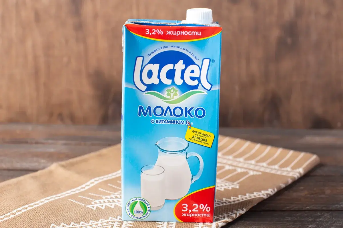 Молоко Лактель 3,2% -600 тг и 2,5%