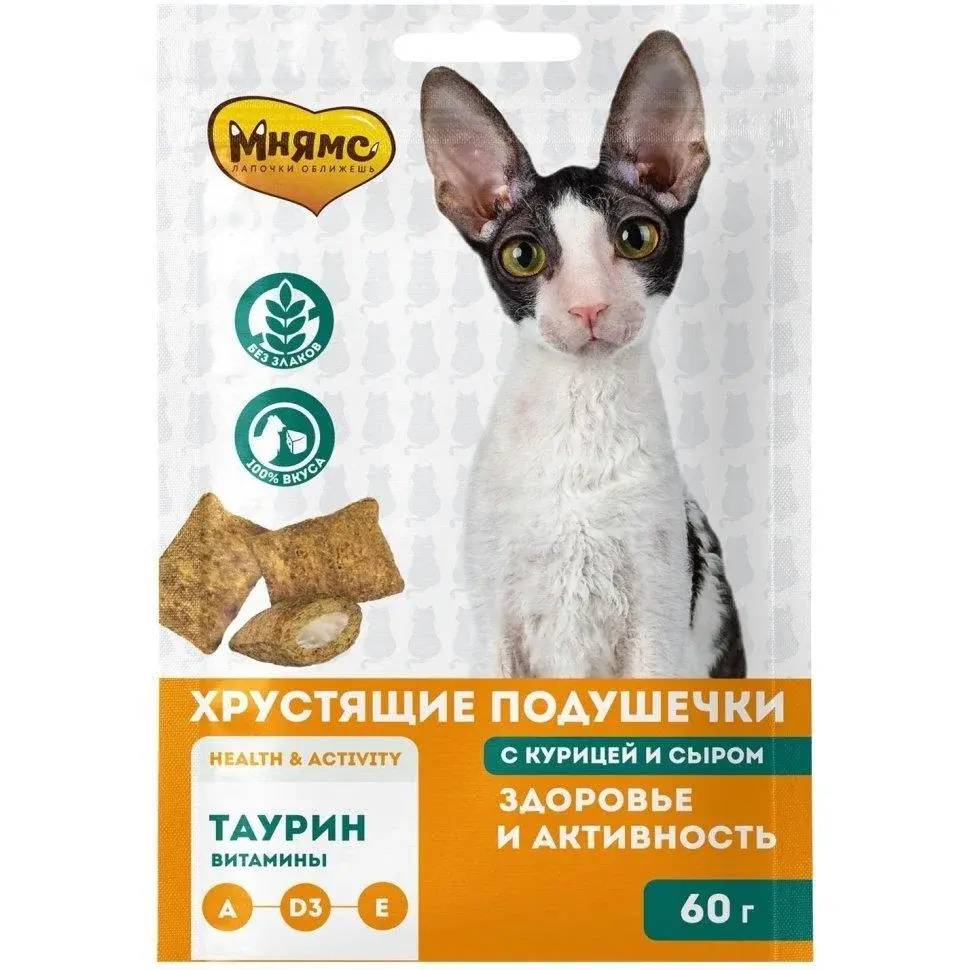 Мнямс Лакомство для кошек Здоровье и активность