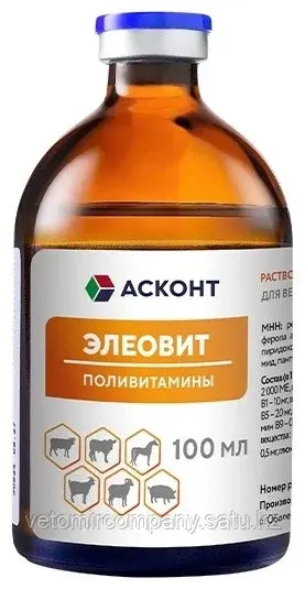 Асконт+. Элеовит иммунный раствор 100 мл Код: 120884906