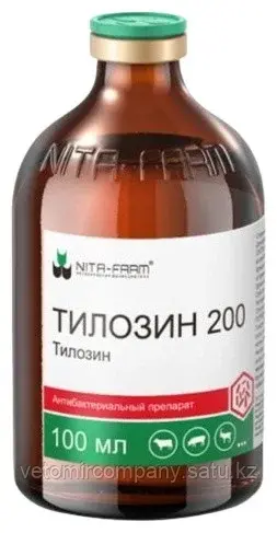 NITA-FARM Тилозин 200 бактерицидный инъекции 100 мл Код: 120809484