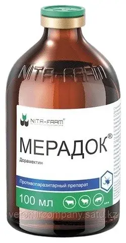 NITA-FARM Мерадок антигельминтный инъекции 100 мл Код: 113310345