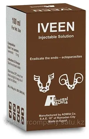 ADWIA Со. S.А.Е Iveen 100 мл антигельминтный Код: 105651304