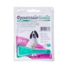 Frontline Combo L, капли на холку для собак массой 20 40 кг,