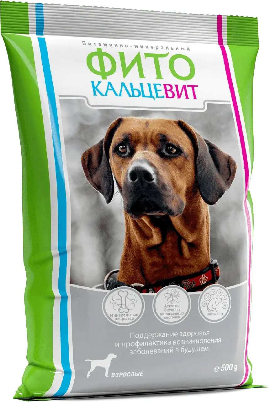 ФитоКальцевит для собак, уп. 500 г (взрослые)