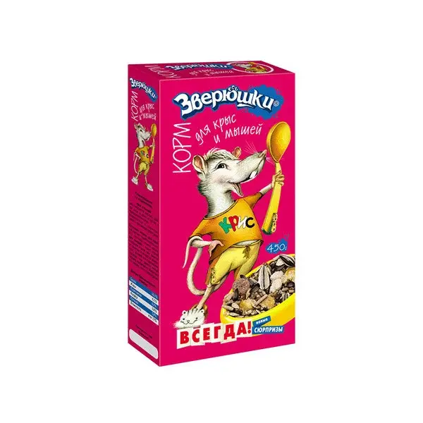 Зверюшки Корм для крыс и мышей, 450 г