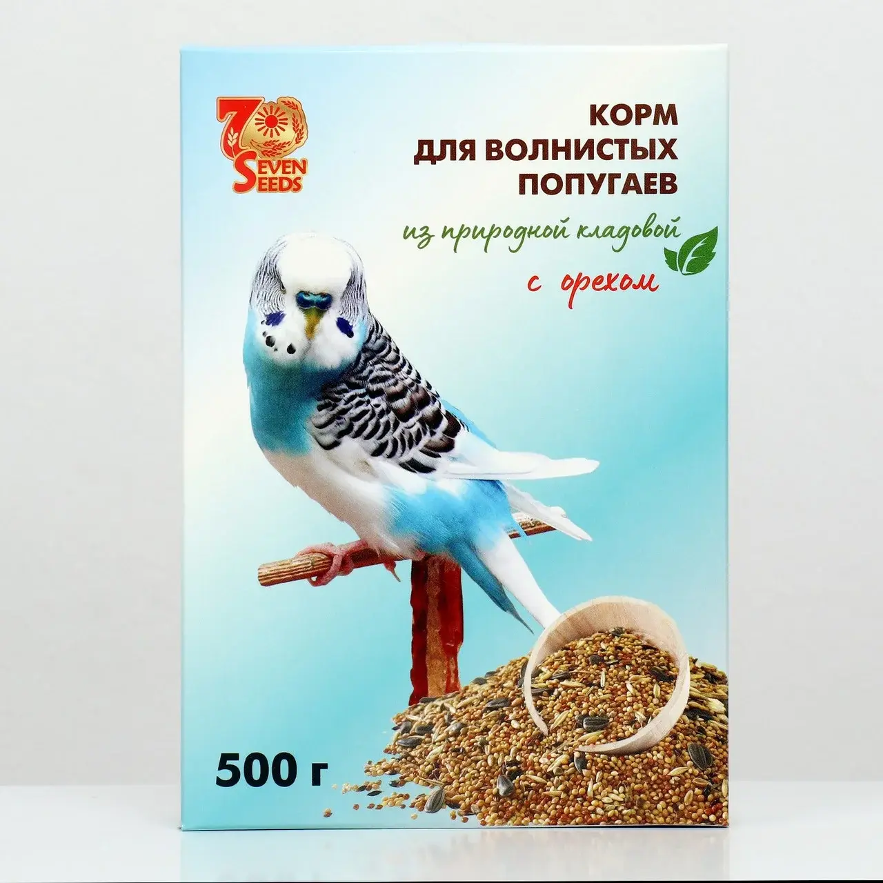 Seven Seeds Корм для волнистых попугаев с орехами