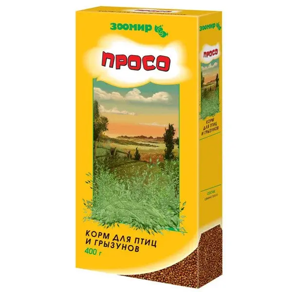 Просо для птиц и грызунов Зоомир, 400 г