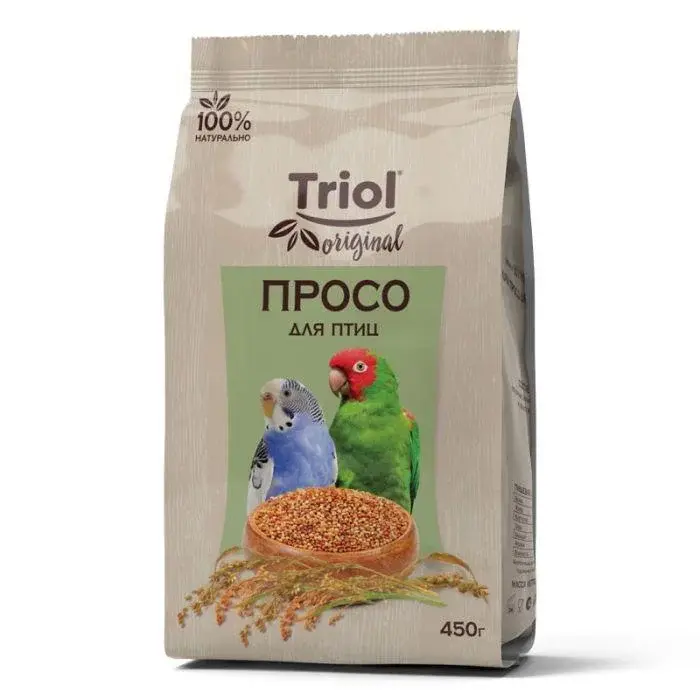 Корм для попугаев Триол Original Просо 450 гр